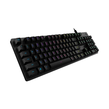 LOGITECH Billentyűzet - G512 Lightsync RGB Mechanikus Vezetékes (Tactile) GX Brown Carbon, US