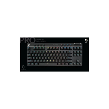 LOGITECH Billentyűzet - G Pro Lightspeed RGB Mechanikus Gaming Vezetékes TKL (Tactile) UK, Fekete