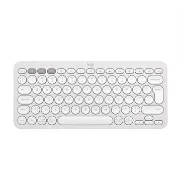 LOGITECH Billentyűzet - Pebble Keys 2 K380s Vezeték Nélküli &amp; Bluetooth Piszkosfehér, US
