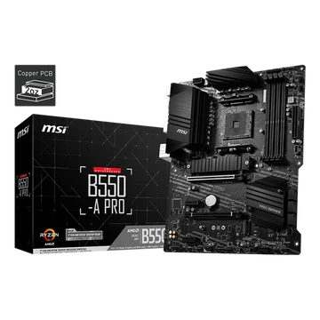 MSI Alaplap AM4 B550-A PRO AMD B550, ATX