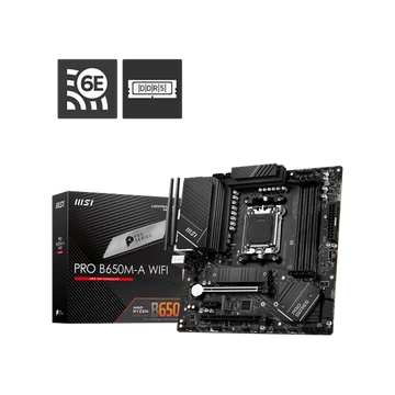 MSI Alaplap AM5 PRO B650M-A WIFI AMD B650, mATX