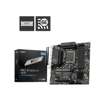MSI Alaplap S1700 PRO B760M-A WIFI Intel B760M, mATX