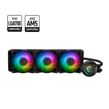 MSI CPU hűtő Coreliquid 360R V2 ARGB (vízhűtés), Univerzális