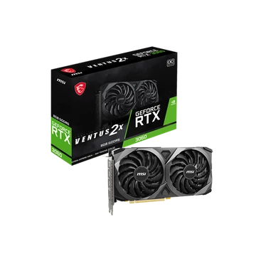 MSI Videokártya PCI-Ex16x nVIDIA RTX 3060 VENTUS 2X 8GB DDR6 OC