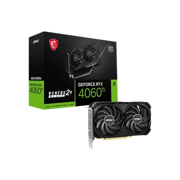MSI Videokártya PCI-Ex16x nVIDIA RTX 4060 TI VENTUS 2X BLACK 8GB DDR6 OC