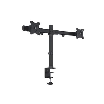 MULTIBRACKETS Asztali konzol (2 képernyős rögzítőkar), M Deskmount Basic Dual (15-27&quot;, max.VESA: 100x100 mm, 10 kg)