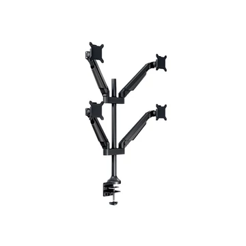 MULTIBRACKETS 4 karos asztali konzol, M VESA Gas Lift Arm Quad Black (15-32&quot;, max.VESA: 100x100 mm, 10 kg)
