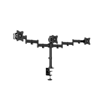 MULTIBRACKETS Asztali konzol (3 képernyős rögzítőkar), M Deskmount Basic Triple (15-27&quot;, max.VESA: 100x100 mm, 8 kg)