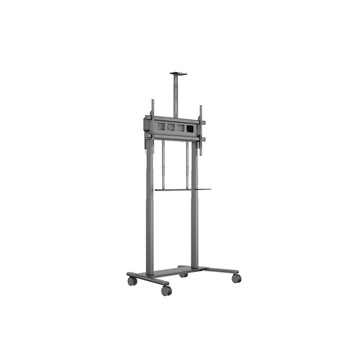 MULTIBRACKETS Gurulós motoros padlóállvány, M Motorized Floorstand XL 150kg Black (42-100&quot;, max.VESA: 1000x600 mm)