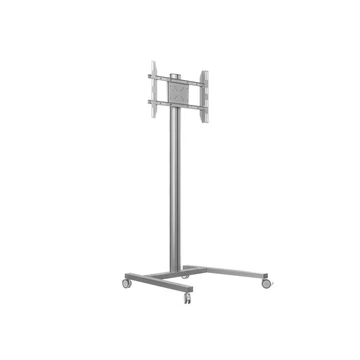 MULTIBRACKETS Gurulós padlóállvány, M Display Stand 180 Single Silver (32-65&quot;, max.VESA: 700x400 mm, 50 kg)