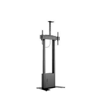 MULTIBRACKETS Motoros padlóállvány, M Motorized Floorbase Incl cabinet &amp; camerashelf 120kg Black