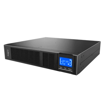 NJOY Szünetmentes Balder 1500, 1500VA, 1500W, Online rack (2U), LCD display