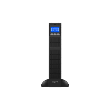 NJOY Szünetmentes Balder 3000, 3000VA, 2700W, Online rack (2U), LCD display