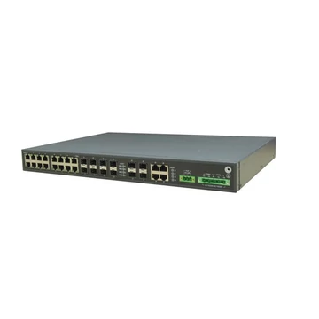 RAISECOM L3 menedzselhető ipari switch, 19&quot;RM, 12x10G SFP+ +24xGE RJ45, (+ 2xAC TÁP!)