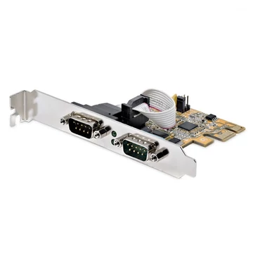 STARTECH 2xPCI-E Soros kártya to RS232 (DB9) Soros kártya Low/Full Profile