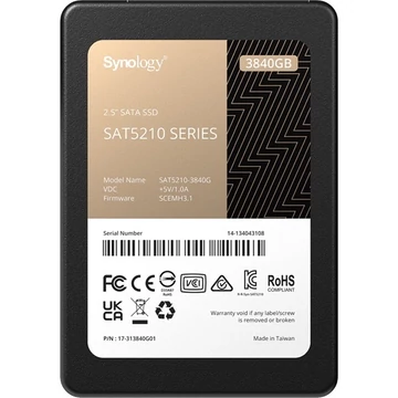 SYNOLOGY 2,5&quot; SSD Enterprise series 3840GB - SAT5210-3840G