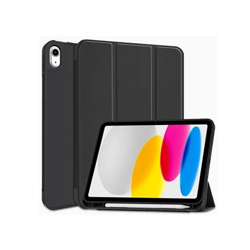 TECH-PROTECT APPLE IPAD 10.9 (2022) TABLET TOK ON/OFF FUNKCIÓVAL, APPLE PENCIL TARTÓVAL - BLACK (ECO CSOMAGOLÁS)