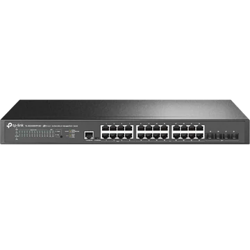 TP-LINK Switch 24x2.5Gbps + 4x10GE SFP+ Layer2 Menedzselhető Rackes, SG3428XPP-M2
