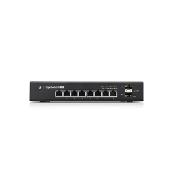 UBiQUiTi EdgeSwitch 8x1000Mbps (POE+) + 2x1000Mbps SFP, Menedzselhető, Rackes - ES-8-150W