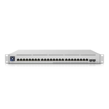 UBiQUiTi Switch 12x1000Mbps(POE+) + 12x2500Mbps(POE+) + 2x10000Mbps SFP+, Menedzselhető, Rackes - USW-ENTERPRISE-24-POE
