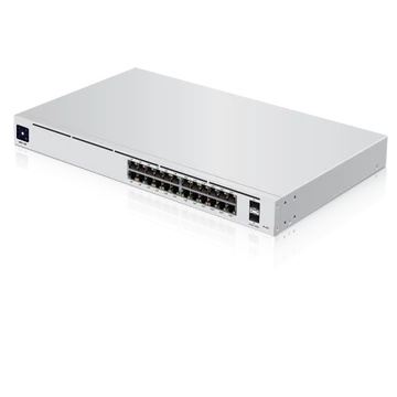 UBiQUiTi Switch 24x1000Mbps + 2x10000Mbps SFP+, Menedzselhető, Rackes - USW-PRO-24
