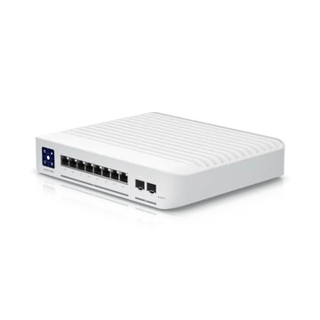 UBiQUiTi Switch 8x2500Mbps (8xPOE+) + 2x10Gbps SFP+, Falra rögzíthető, Menedzselhető, Asztali - USW-ENTERPRISE-8-POE