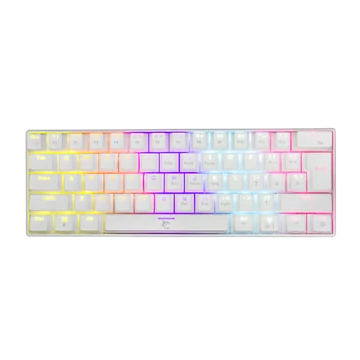 WHITE SHARK SHINOBI mechanikus (blue switch) gamer billentyűzet, fehér (angol)