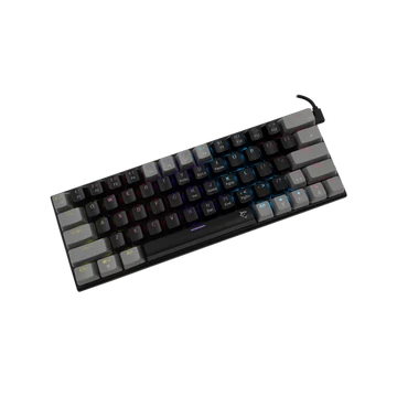 WHITE SHARK WAKIZASHI-B-G/BL-US, GK-002112-B-G/BL-US fekete/szürke mechanikus gamer billentyűzet, angol