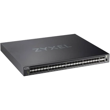 ZYXEL Switch  48xGigabit SFP + 4xGigabit SFP+, Fémházas Menedzselhető Rackes, XGS4600-52F-ZZ0101F