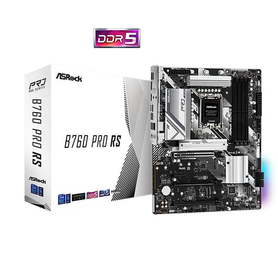 ASROCK Alaplap S1700 B760 PRO RS INTEL B760, ATX