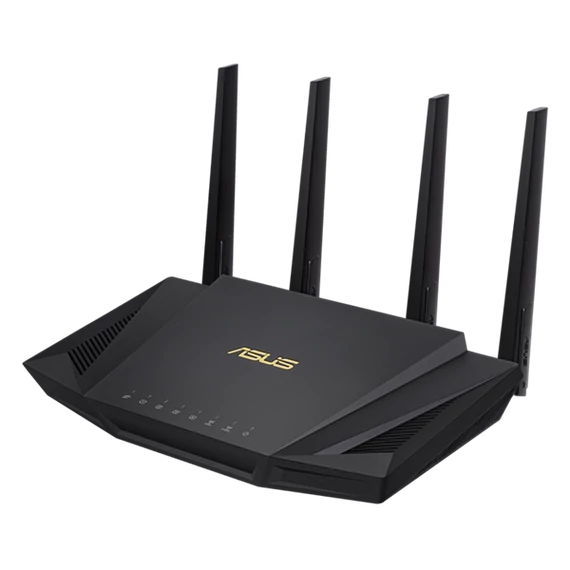 ASUS Wireless Router Dual Band AX3000 1xWAN(1000Mbps) + 4xLAN(1000Mbps) + 1xUSB, RT-AX58U V2