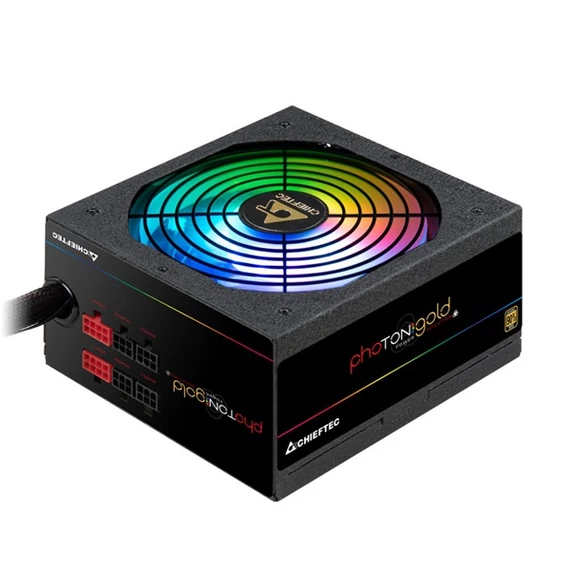 CHIEFTEC Tápegység Photon Gold 750W 80+ Gold moduláris RGB BOX
