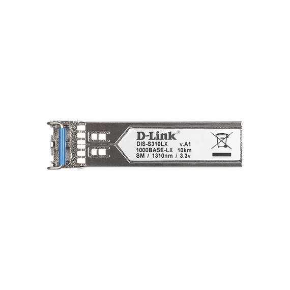 D-LINK Switch Ipari SFP Modul 1000Base-LX Single mód, DIS-S310LX