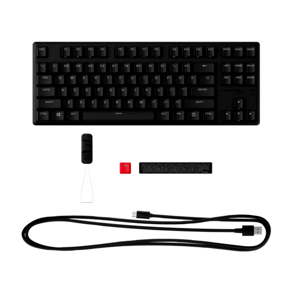 HP HYPERX vezetékes mechanikus gaming billentyűzet Alloy Origins Core PBT kék switch - amerikai lokalizáció