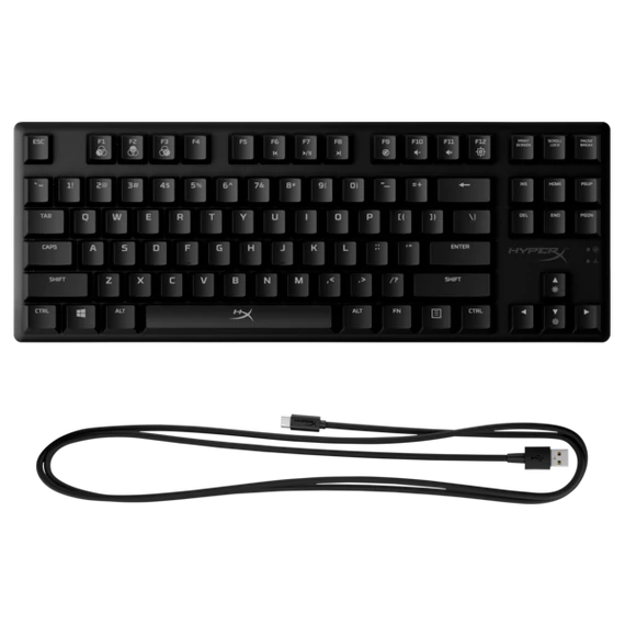 HP HYPERX vezetékes mechanikus gaming billentyűzet Alloy Origins Core RGB piros switch - amerikai lokalizáció