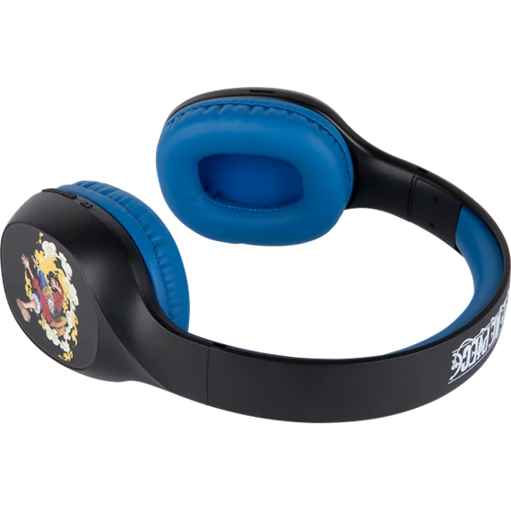 KONIX - ONE PIECE 2.0 Fejhallgató Vezeték Nélküli Bluetooth Gaming Stereo, Mikrofon, Fekete-Kék