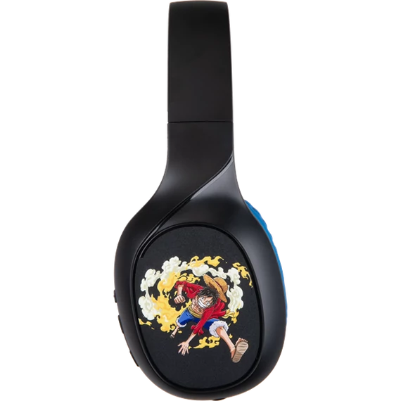 KONIX - ONE PIECE 2.0 Fejhallgató Vezeték Nélküli Bluetooth Gaming Stereo, Mikrofon, Fekete-Kék