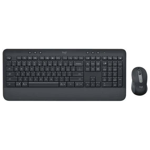 LOGITECH Billentyűzet + egér - MK650 Vezeték Nélküli Combo Grafitszürke, HUN