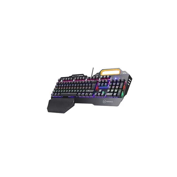 MARWUS GK110 vezetékes, mechanikus gamer HU billentyűzet LED világítással (blue switch)