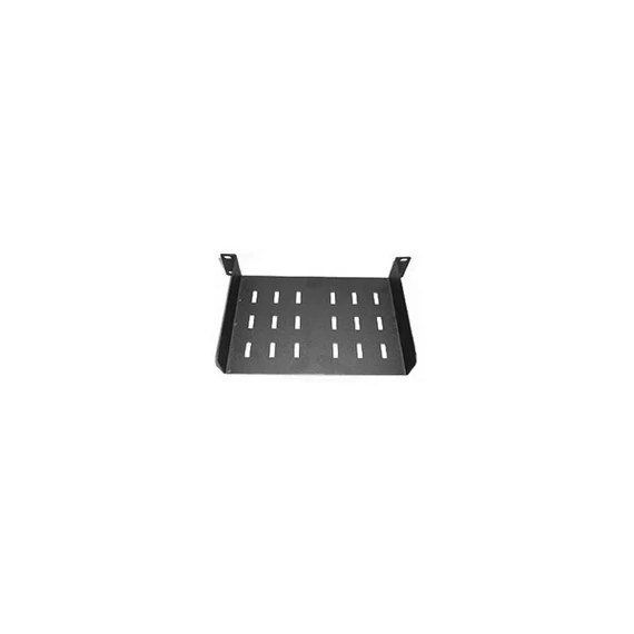 Rackbe szerelhető Tálca, 19x350mm, fix 2U, első tartóprofilos - 002-006-005-021-0003