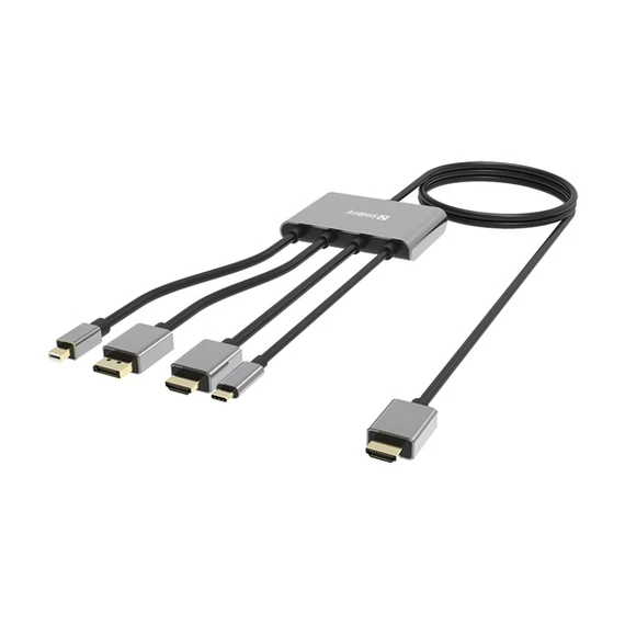 SANDBERG Kábel, All-In-1 Display Adapter Hub