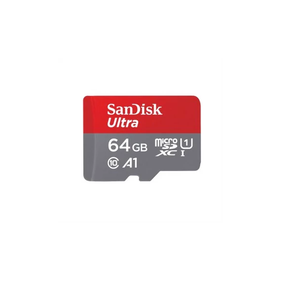 SANDISK 215421, MICROSD ULTRA ANDROID KÁRTYA 64GB, 140MB/s, A1, Class 10, UHS-I