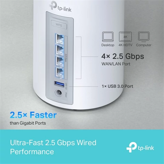 TP-LINK Wireless Mesh Networking system BE9300 Wi-Fi 7 DECO BE65(3-PACK)