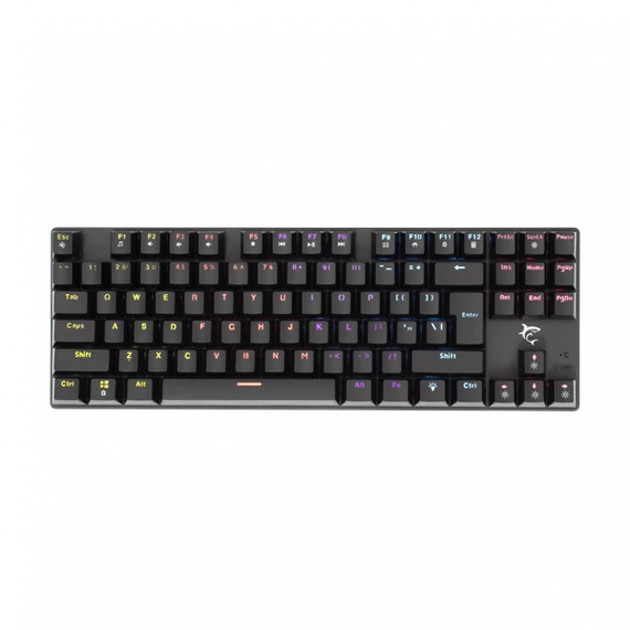 WHITE SHARK COMMANDOS mechanikus (red switch) gamer billentyűzet (magyar), fekete