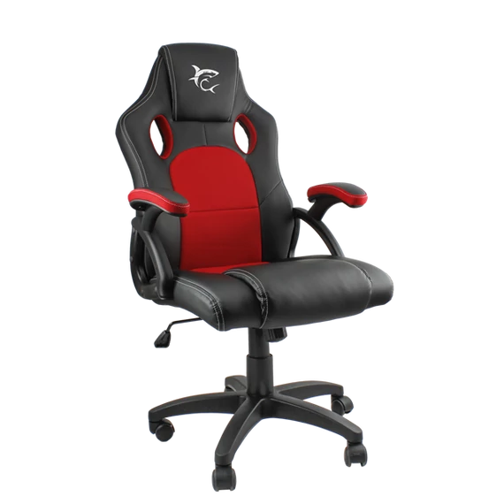 WHITE SHARK KINGS THRONE gamer szék fekete/piros