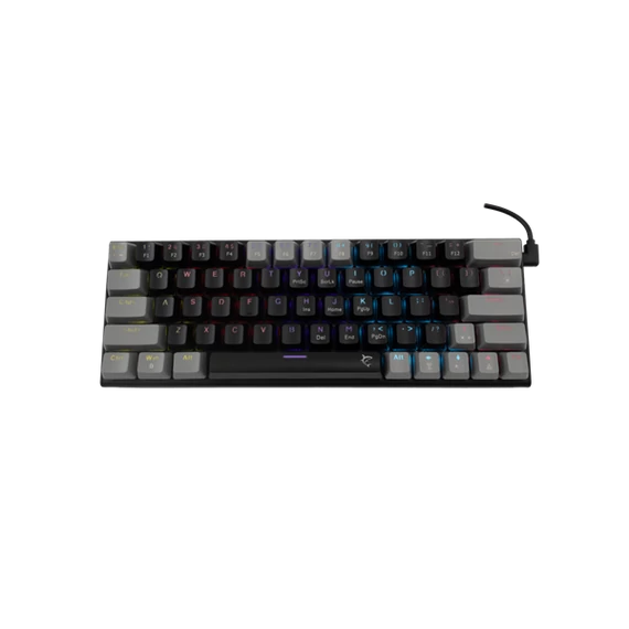 WHITE SHARK W029929 WAKIZASHI-B-G/R-US fekete mechanikus gamer billentyűzet, piros kapcs. (angol)