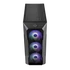 COOLER MASTER Ház Midi ATX MasterBox TD500 MESH V2 ARGB + 3db Ventilátor, Tápegység nélkül, Üvegfalú, fekete