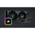 CORSAIR CPU hűtő iCUE H100i RGB ELITE (vízhűtés), 2 Ventilátoros, LGA1700 támogatással, fekete