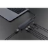 DEVIA USB TYPE-C - 3XUSB 3.0 + PD + KÁRTYAOLVASÓ ELOSZTÓ/ADAPTER - DEVIA LEOPARD5 IN 1 HUB - FEKETE